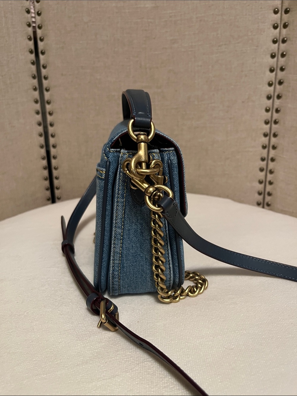 Coach Cassie denim 19 crossbody - Picture 6 of 10